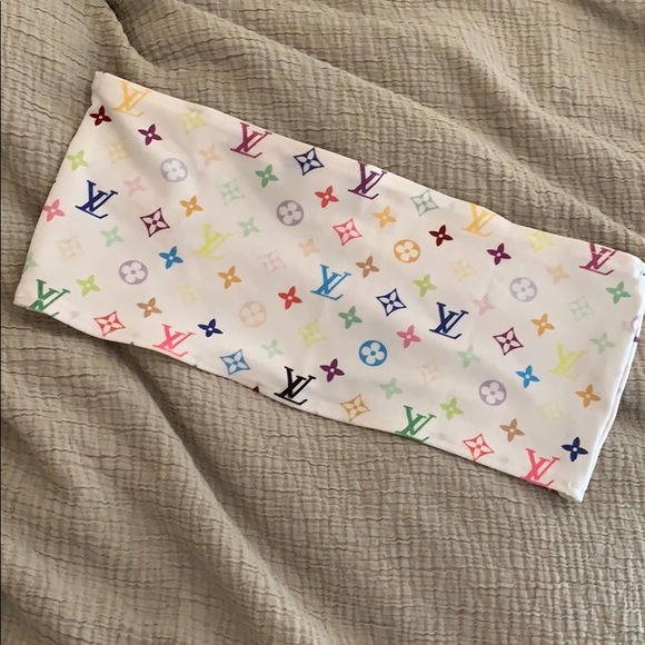 Rainbow Louis Vuitton Faux Bandeau 